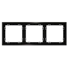 Изображение Рамка металлическая VOLTUM S70 Metal на 3 поста (антрацит)